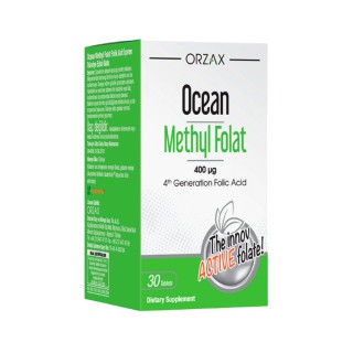 Вітаміни та мінерали Orzax Ocean Methly Folat 400 mcg, 30 таблеток