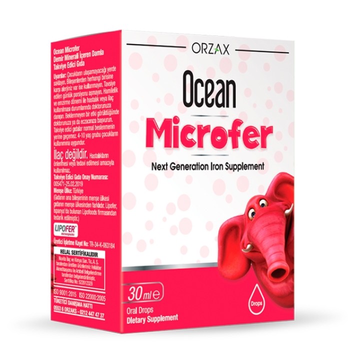 Вітаміни та мінерали Orzax Ocean Microfer Drop, 30 мл