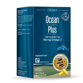 Жирні кислоти Orzax Ocean Plus, 50 капсул - лимон