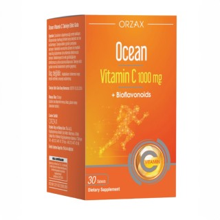 Вітаміни та мінерали Orzax Ocean Vitamin C 1000 mg, 30 таблеток