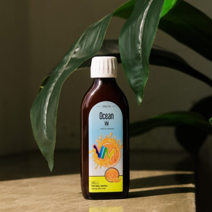 Вітаміни та мінерали Orzax Ocean VM Syrup, 150 мл Апельсин