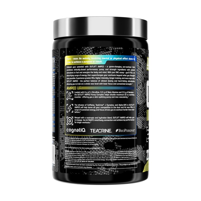 Outlift Amped 449,1 г черничный лимонад