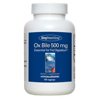 Натуральна добавка Allergy Research Group Ox Bile 500 mg, 100 капсул