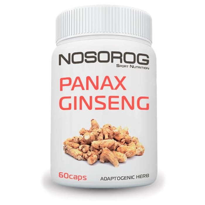 Натуральна добавка Nosorog Panax Ginseng, 60 капсул