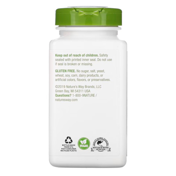 Натуральна добавка Nature's Way Pau D'Arco, 180 вегакапсул