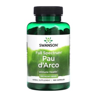 Pau d'Arco 500 mg - 100caps (Пошкоджено банку)
