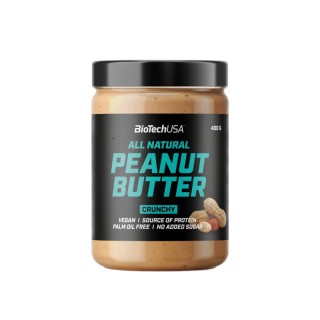 Замінник харчування BioTech Peanut Butter, 400 грам - Crunchy