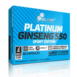 Натуральна добавка Olimp Platinum Ginseng, 60 капсул - Sport Edition