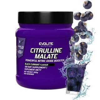 Амінокислота Evolite Nutrition Citrulline Malate, 300 грам Чорна смородина