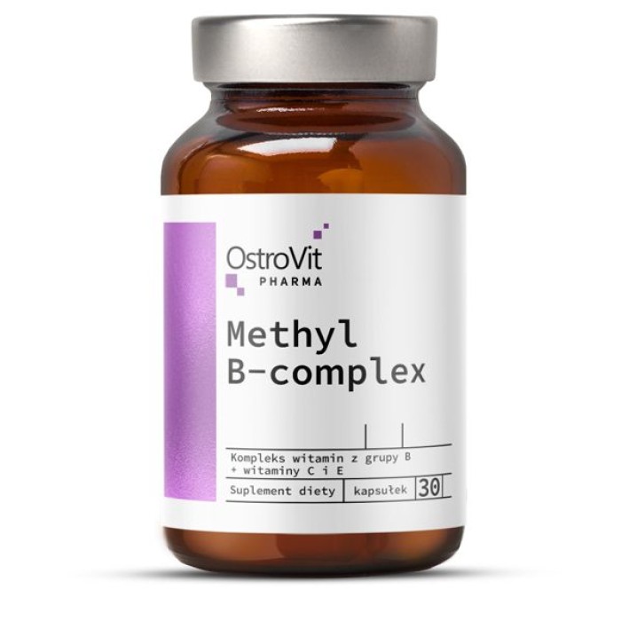 Вітаміни та мінерали OstroVit Pharma Methyl B-Complex, 30 капсул