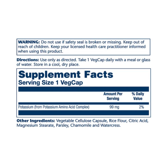 Калій 99 мг - 100 капсул