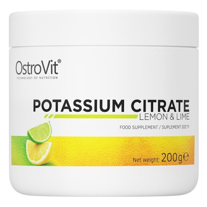 Вітаміни та мінерали OstroVit Potassium Citrate, 200 грам Лимон-лайм