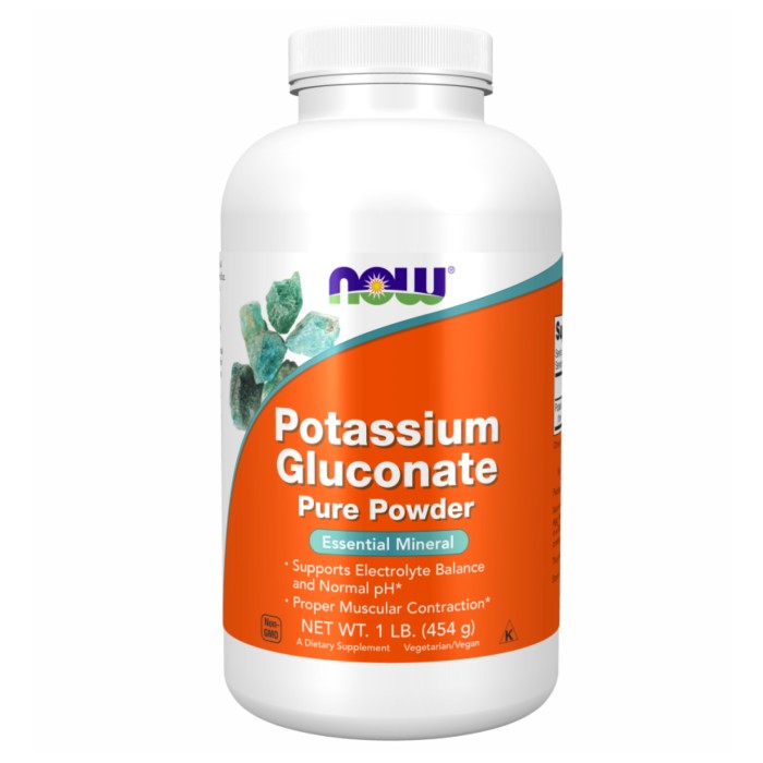 Potassium Gluconate Pure Powder - 454g (Пошкоджено банку)
