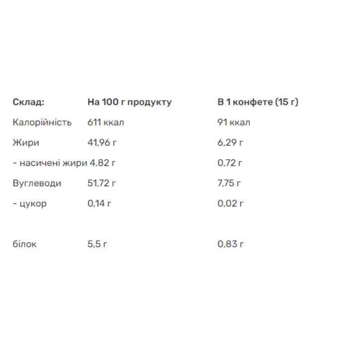 Кокосовий міні-напій без цукру - 810 г