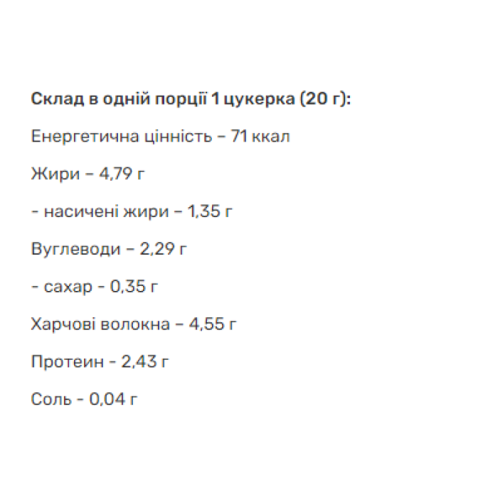 Прометей без цукру - 20x20 г