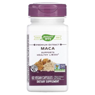 Натуральна добавка Nature's Way Premium Extract Maca 350 mg, 60 вегакапсул