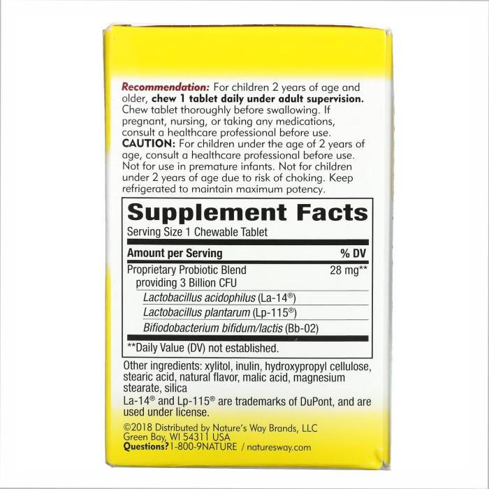 Kids Primadophilus - 30 таблеток Вишня