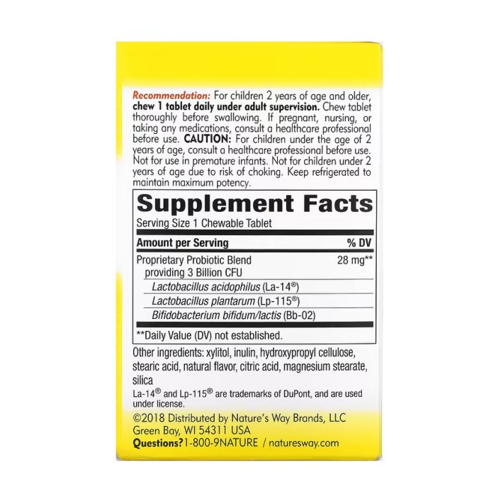 Kids Primadophilus - 30 таблеток Апельсин