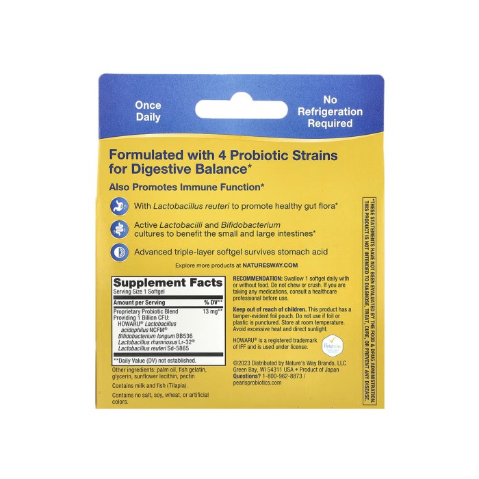 Пробиотические капсулы Primadophilus® Reuteri — 30 мягких капсул