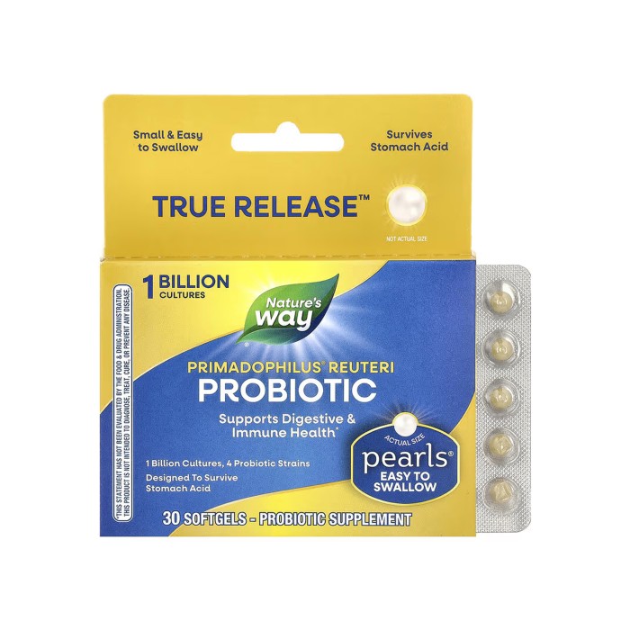 Primadophilus® Reuteri Probiotic Pearls - 30 softgels (Пошкоджено упаковку)