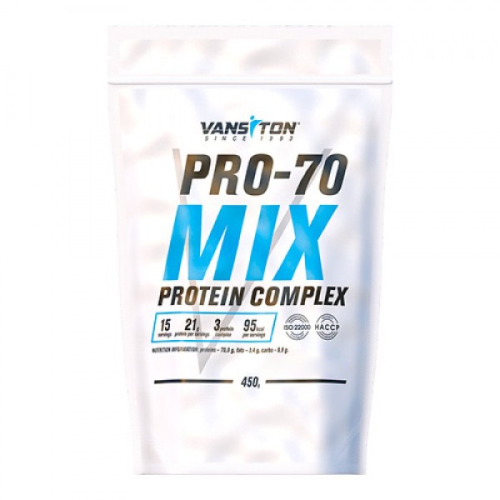 Протеїн Vansiton Pro-70 Mix, 450 грам Шоколад