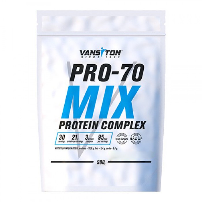 Протеїн Vansiton Pro-70 Mix, 900 грам Ваніль