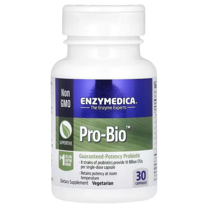 Пробіотики і пребіотики Enzymedica Pro Bio, 30 капсул