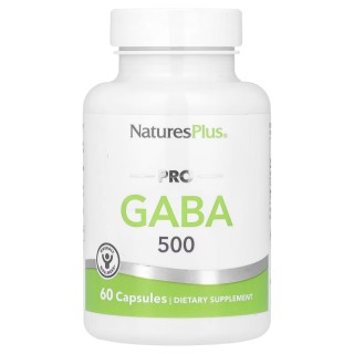 Амінокислота Natures Plus PRO GABA 500 mg, 60 капсул