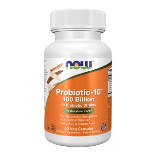 Probiotic-10™ 100 мільярдів - 60 вегетаріанських капсул