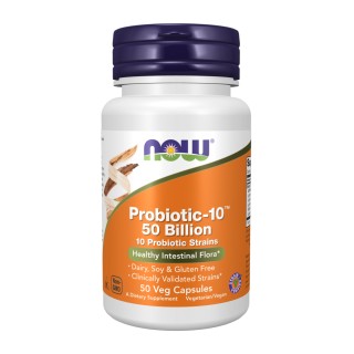 Probiotic-10™ 50 мільярдів - 50 вегетаріанських капсул