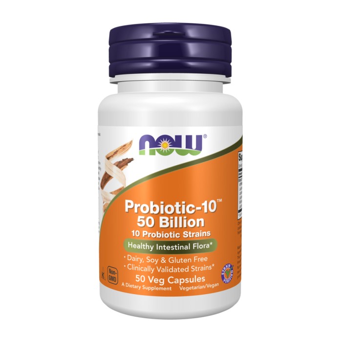 Probiotic-10™ 50 мільярдів - 50 вегетаріанських капсул