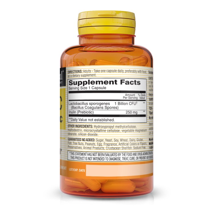 Пробіотики і пребіотики Mason Natural Probiotic with Prebiotic, 40 вегакапсул