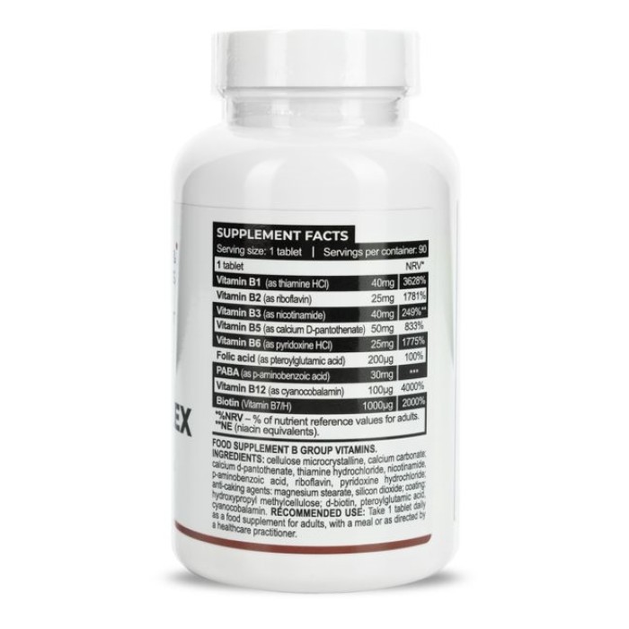 Вітаміни та мінерали Progress Nutrition Vitamin B-Complex, 90 таблеток