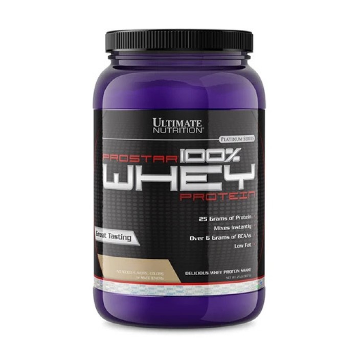 Протеїн Ultimate Prostar 100% Whey Protein, 908 грам Малина