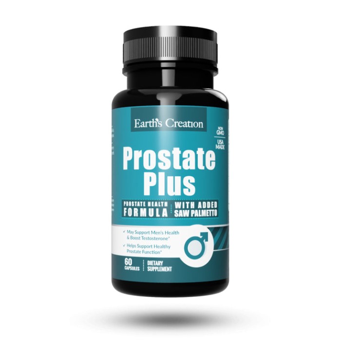 Натуральна добавка Earth‘s Creation Prostate Plus Saw Palmetto, 60 капсул