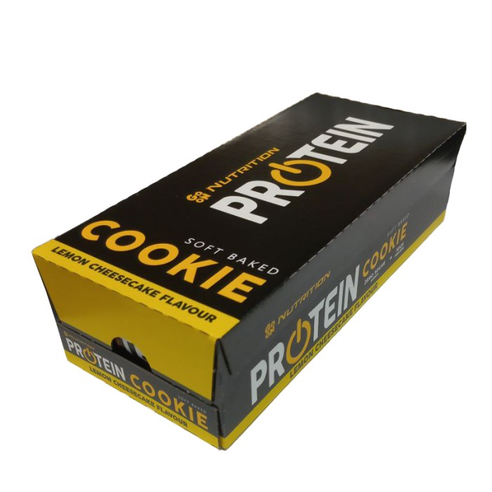 Батончик GoOn Protein Cookie, 18*50 грамм Лимонный чизкейк