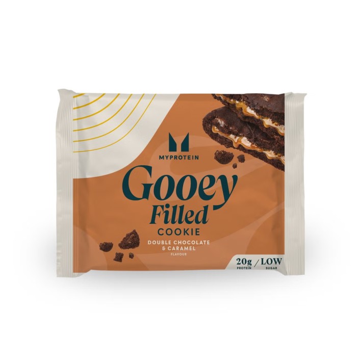 Печиво з білковою начинкою - 75 г подвійного шоколаду та карамелі