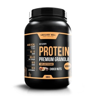 заменитель питания Gregory Mill Protein Premium Granola Choco Nuts, 1 кг