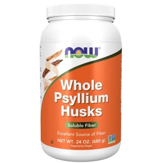 Натуральна добавка NOW Whole Psyllium Husks, 680 грам