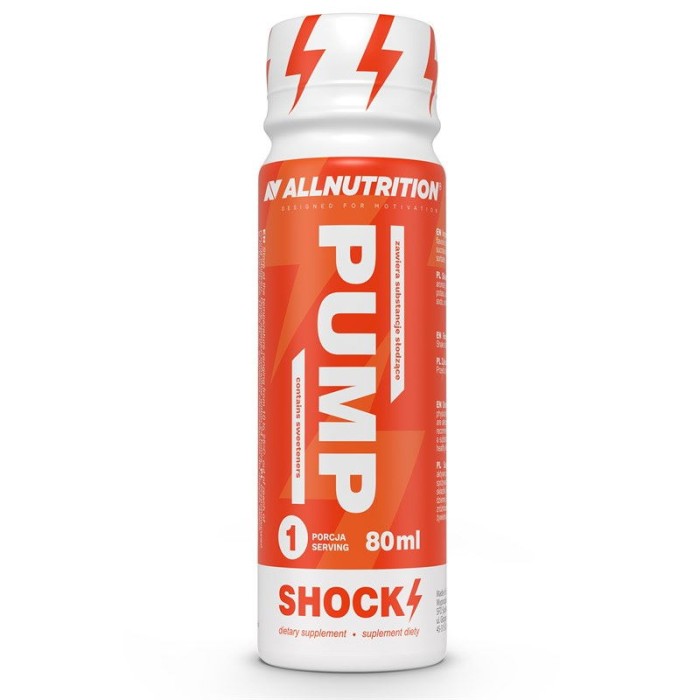 Передтренувальний комплекс AllNutrition Pump Shock Shot, 80 мл