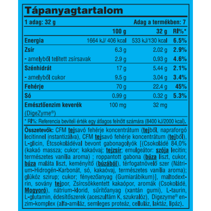 Компактний магічний сироватковий протеїн - 224 г шоколадної нуги з шматочками шоколаду
