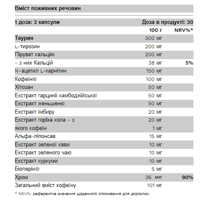 Літній засіб для тіла - 60 капсул