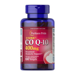 Q-SORB™ CO Q-10 400 mg - 60 Rapid Release Softgels