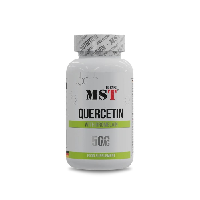 Натуральна добавка MST Quercetin Bromelain, 60 капсул