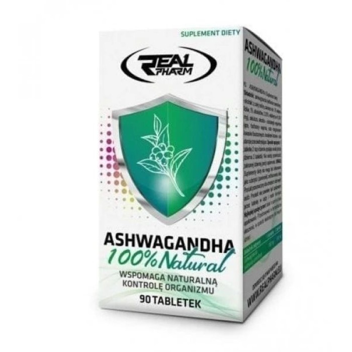 Натуральна добавка Real Pharm Ashwagandha, 90 таблеток