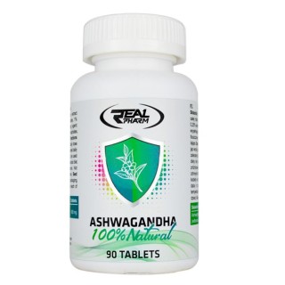 Натуральна добавка Real Pharm Ashwagandha, 90 таблеток