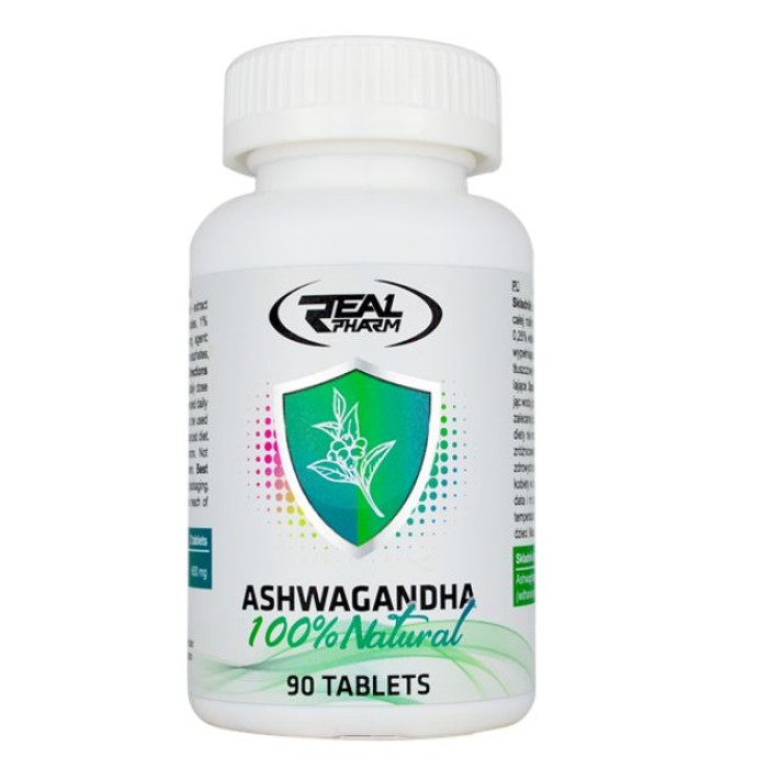 Натуральна добавка Real Pharm Ashwagandha, 90 таблеток