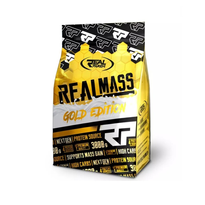 Гейнер Real Pharm Real Mass, 3 кг Солона карамель