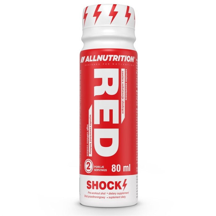 Передтренувальний комплекс AllNutrition Red Shock Shot, 80 мл
