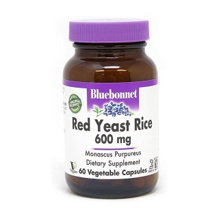 Натуральна добавка Bluebonnet Nutrition Red Yeast Rice 600 mg, 60 вегакапсул